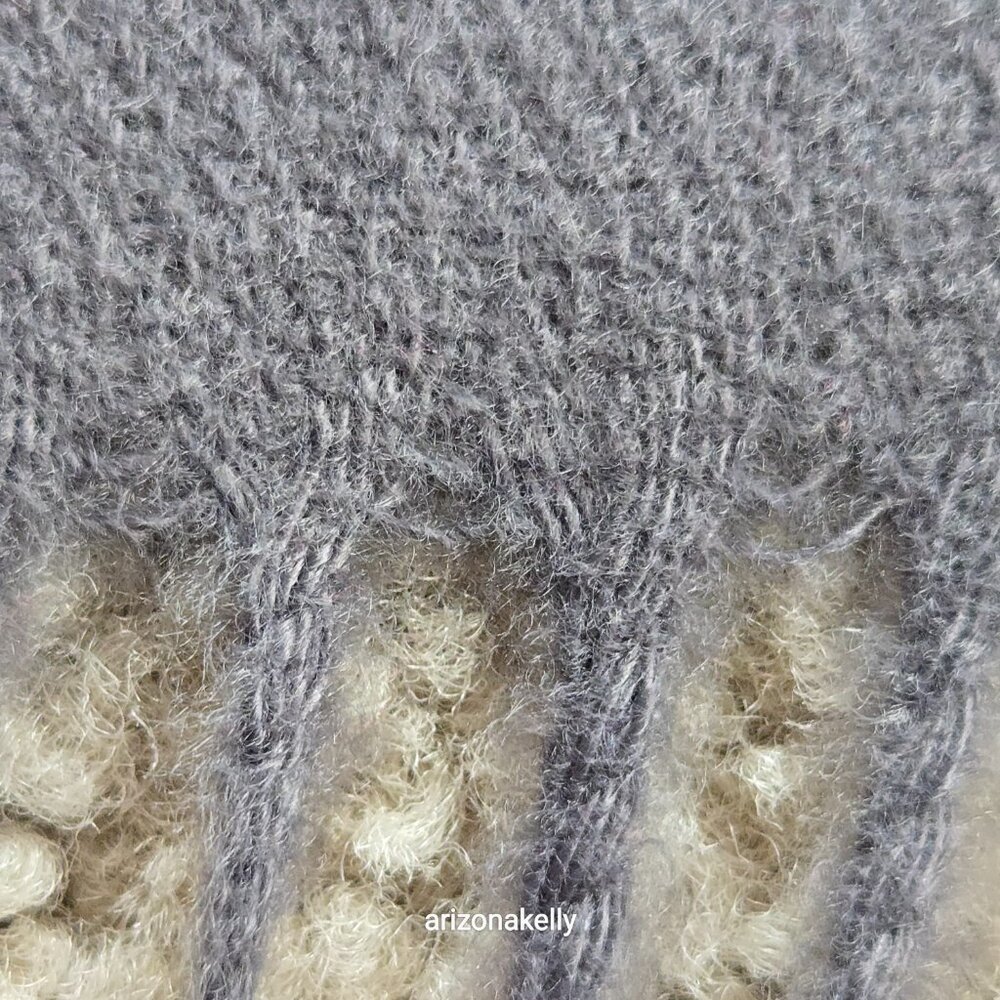NWOT Cashmere Scarf With Chain Stitch Embroidery Colorful Woven - Picture 11 of 14